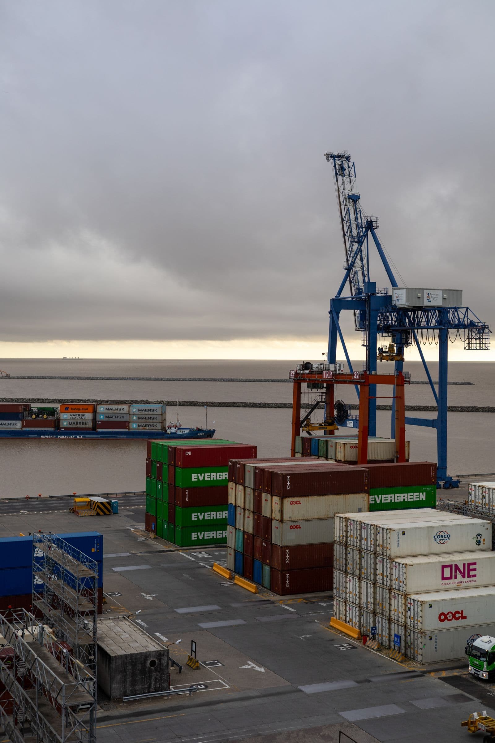SEPA vs SWIFT payment rails — shipping port cargo containers